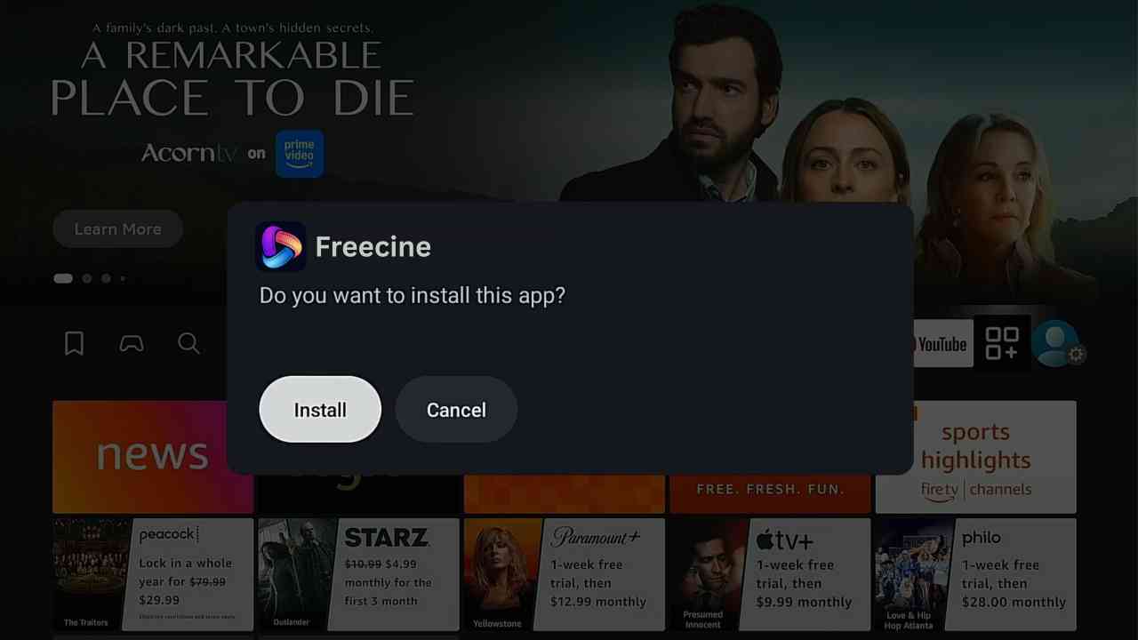 Install Freecine for Smart TV 2